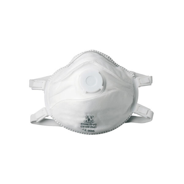 Masque anti-aérosols FFP3 avec soupape 