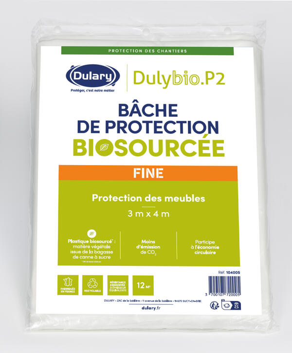 Bâche de protection polyanne 75M2 basic : Dulary