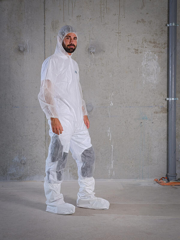 Polypro disposable coverall